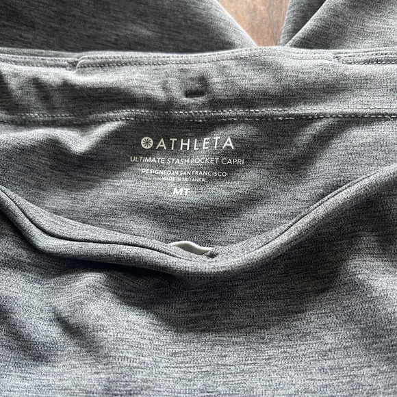 ATHLETA MT ULTIMATE STASH POCKET CAPRI - Picture 2 of 6